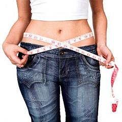 woman slim tape measure