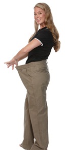 woman loose pants