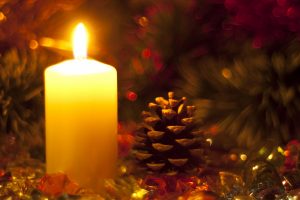Christmas  candle.